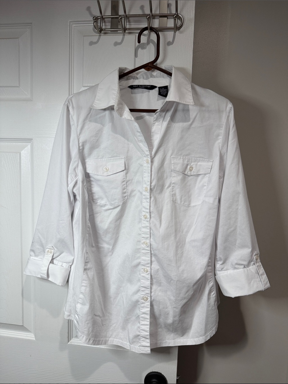 Zac & Rachel White Women's Button Down